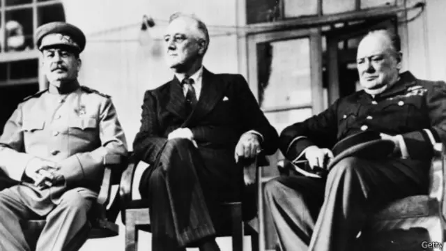 Сталін, Рузвельт, Черчилль