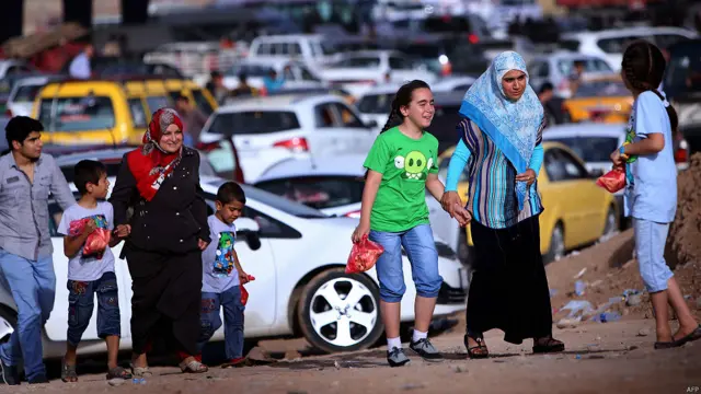 Desplazados en Irak