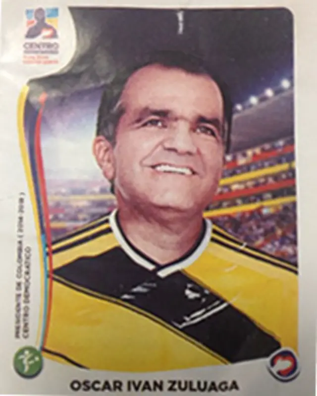 Una imagen de campaña de Oscar Iván Zuluaga