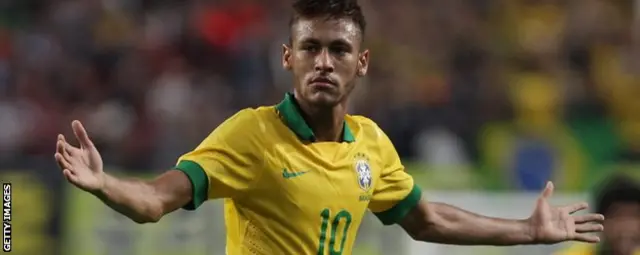內馬爾是巴西的箭頭人物