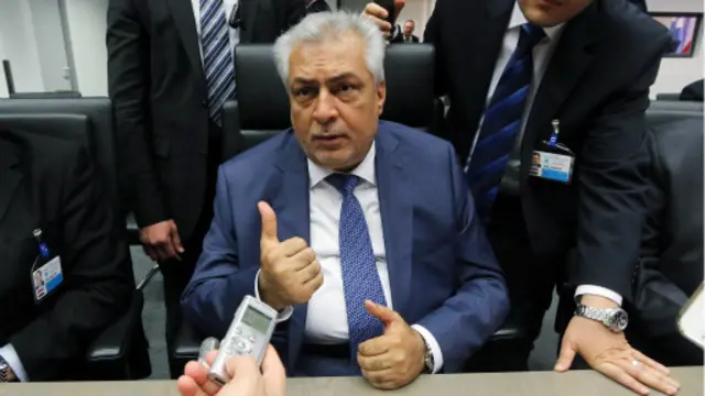 وزير النفط العراقي عبد الكريم لعيبي أكد سيطرة الحكومة على مفاة بيجي.