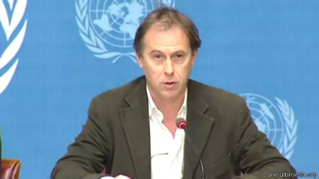 එක්සත් ජාතීන්ගේ මහ කොමසාරිස්වරයාගේ ප්‍රකාශක රූපට් කොල්විල්