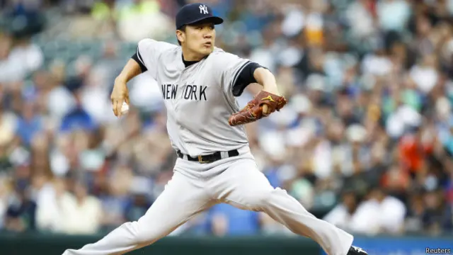 Lanzador de los Yankees de Nueva York Masahiro Tanaka