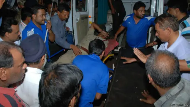 गैस रिसाव के पीड़ित