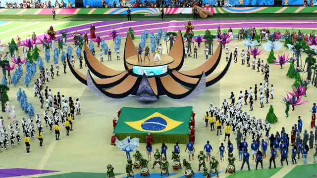 图辑：巴西世界杯开幕式