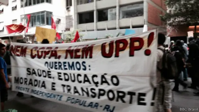 Protesto no Rio (BBC Brasil)