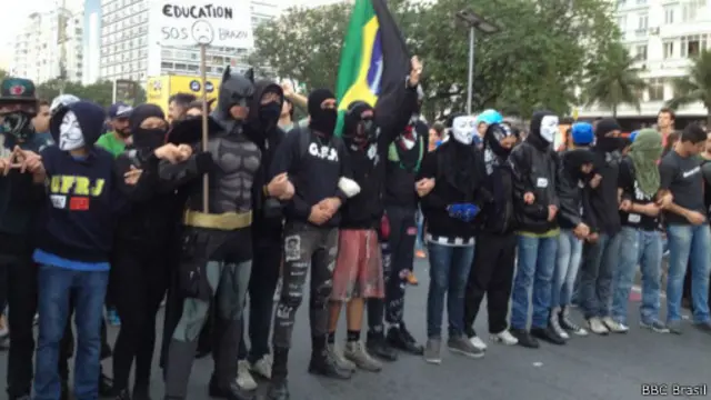 Protesto no Rio (BBC Brasil)