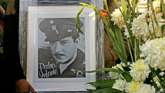 Pedro Infante, el cantante más popular de México. Foto: AFP/Getty