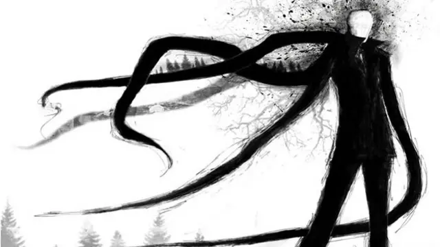 Slender Man. Crédito: Dave Dick Illustration