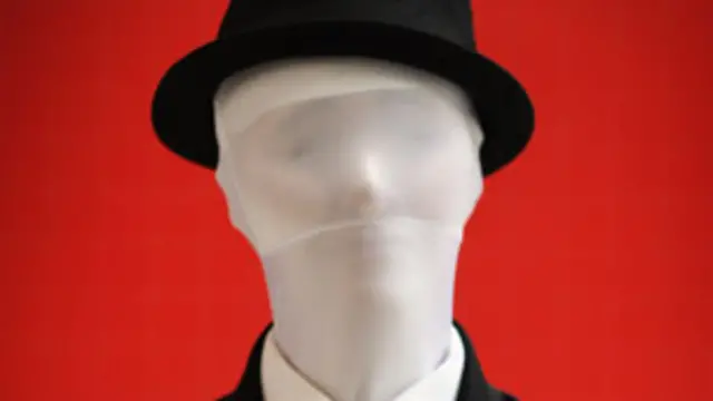 Representación de Slender Man.