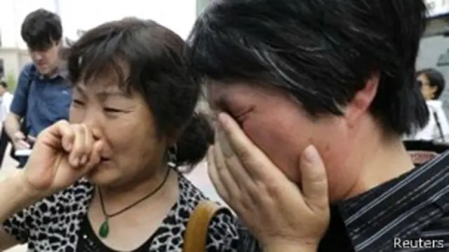 Familiares de las víctimas