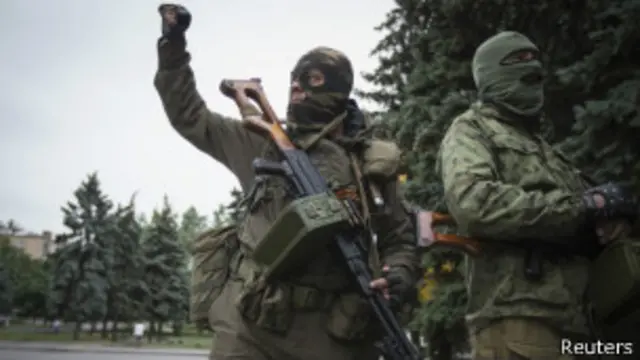 Сепаратисты в Снежном