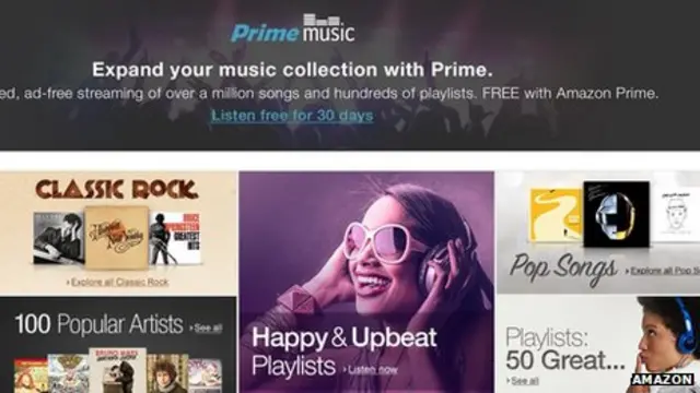 Amazon akan bersaing dengan Google, Spotify dan Beats Music.