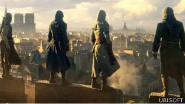 Los cuatro personajes que son manejados con controles en "Assassin's Creed Unity" son todos hombres.