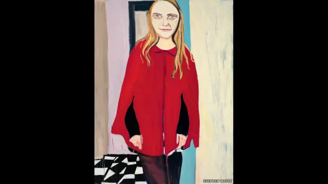 चैंटल जोफ़े की कलाकृति 'रेड केप'