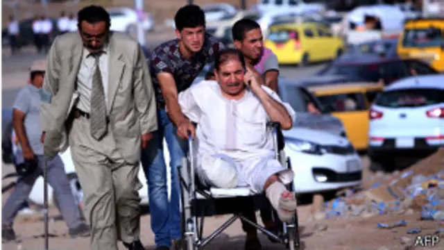 Desplazados iraquíes