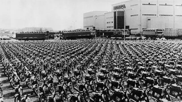 Sede de Honda en los años 70