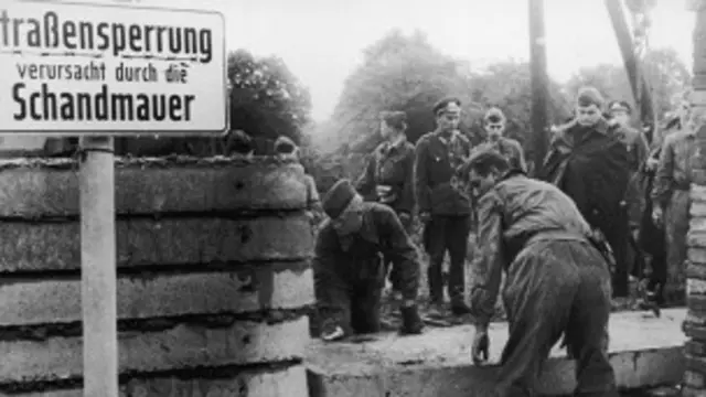 Строительство Берлинской стены