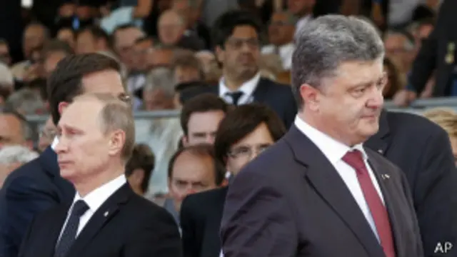 Путин и Порошенко