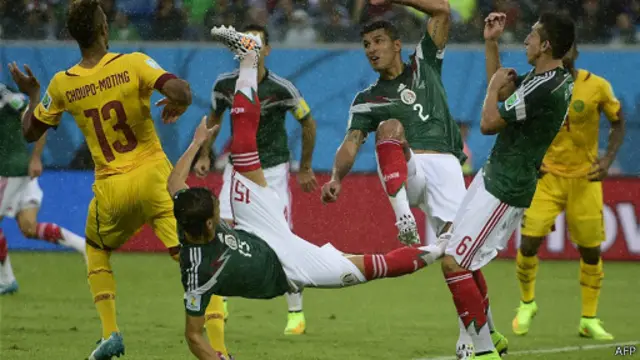 سيطر المنتخب المكسيكي على معظم فترات المباراة 