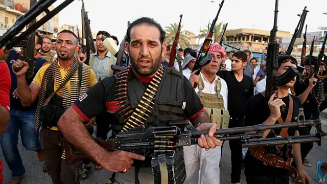 Kelompok milisi Syiah Irak siap mengamankan Baghdad sari serangan ISIS.