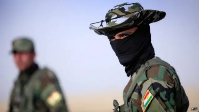 ينظر البعض للقوات الكردية "البشمرجة" كدرع ضد المتمردين السنة