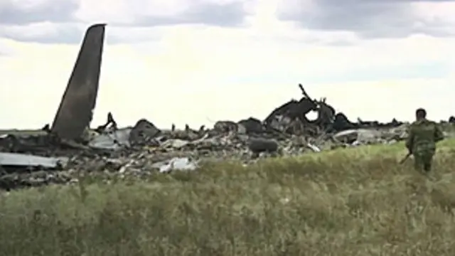 سقوط هواپیمای نظامی پرتلفاتترین حمله جداییطلبان به نظامیان اوکراین بوده است