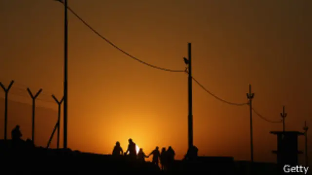 Campo de refugiados en Irak