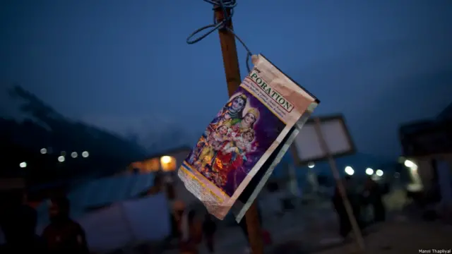 केदारनाथ में बाढ़ से हुई तबाही के बाद का मंजर