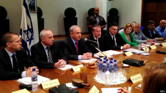 Заседание правительства Израиля 15 июня 2014 года