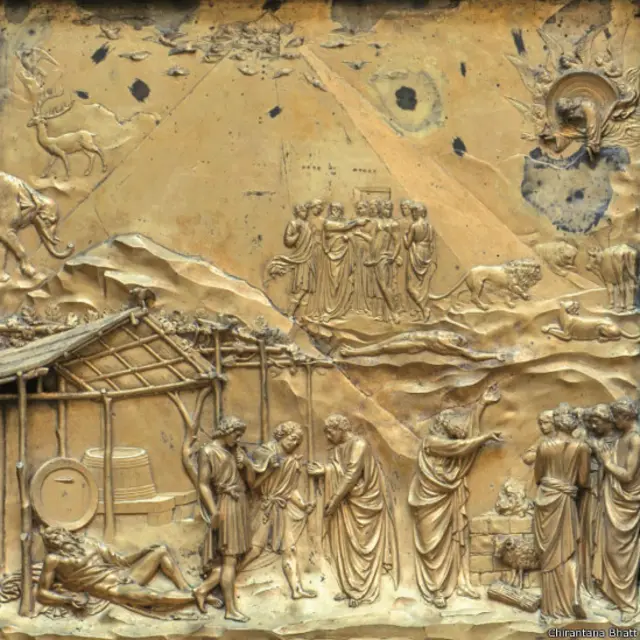 मुंबई के भाऊ दाजी लाड म्यूज़ियम में बाइबिल की कहानियों पर आधारित कलाकृतियां