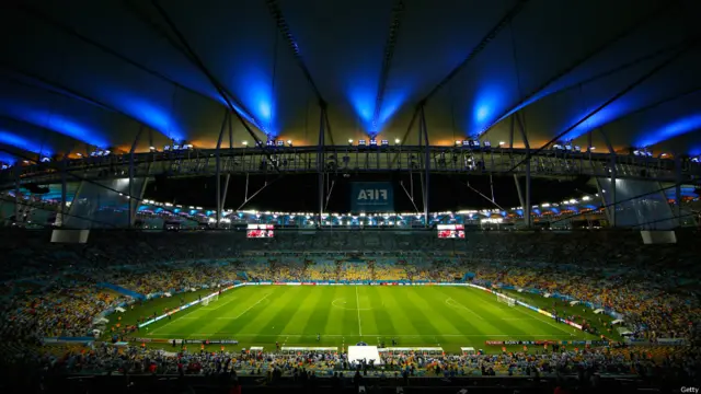 ریو ڈی جنیرو میں سٹیڈیم کا ایک منظر