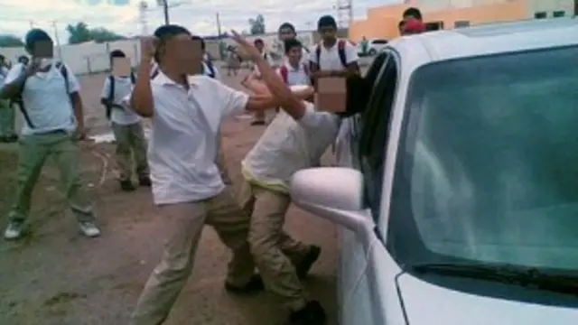 "Bullying" o violencia escolar. Foto cortesía diario Milenio.