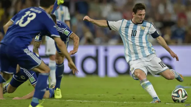 आर्जन्टीना का खिलाड़ी लियोनेल मेसी