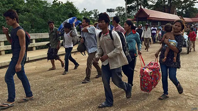 බලපත්‍ර රහිත විදේශීය ශ්‍රමිකයන් ඇල්ලීම සඳහා කටයුතු කරන බව තායි රජය පවසයි