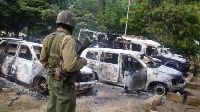 Des hôtels, des restaurants et un poste de police ont été attaqués à Mpeketoni. 