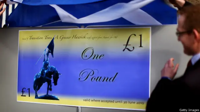 Местные деньги в шотландском городе Хэвик