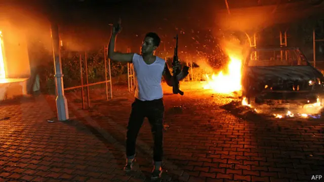 Ливийский боевик в Бенгази