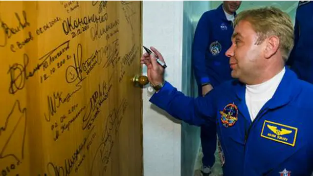 Puerta en Baikonur