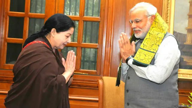 मोदी, जयललिता