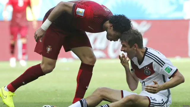 फ़ुटबॉल विश्व कप 2014 में जर्मनी और पुर्तगाल का मैच