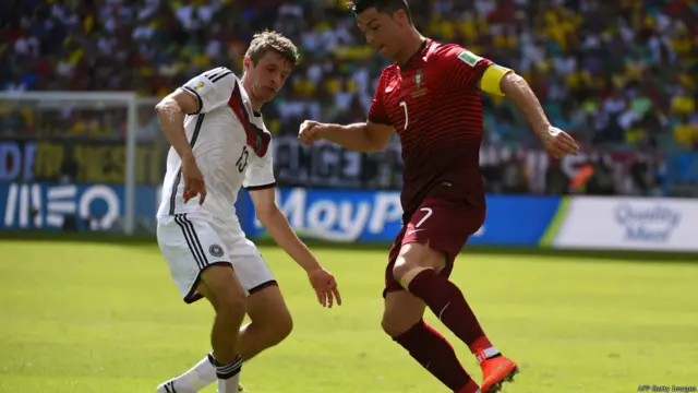 फ़ुटबॉल विश्व कप 2014 में जर्मनी और पुर्तगाल का मैच