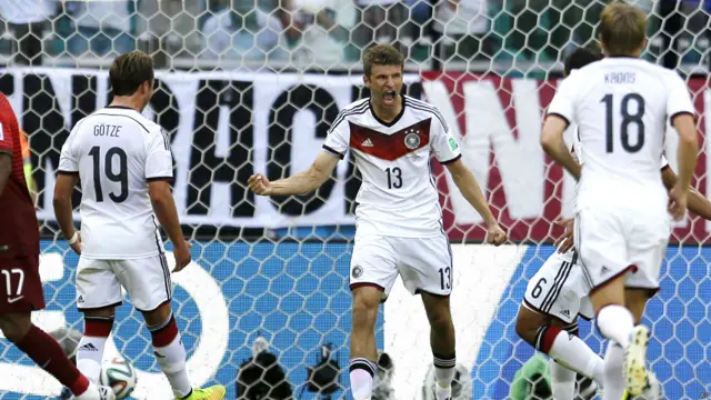 फ़ुटबॉल विश्व कप 2014 में जर्मनी और पुर्तगाल का मैच