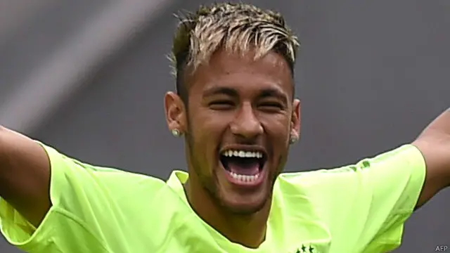 ब्राज़ील के फ़ुटबॉल खिलाड़ी नेमार