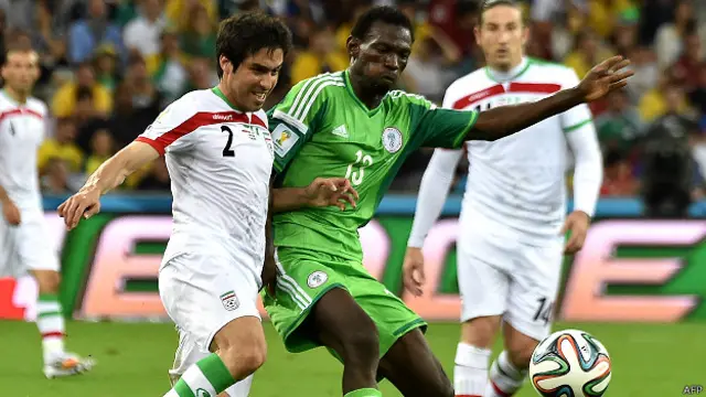 फ़ीफ़ा 2014 में ईरान और नाइजीरिया का मैच