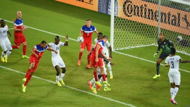 نائجیریا کے گول کے چار منٹ بعد ہی بروکس نے ہیڈر لگا کر امریکہ کو فیصلہ کن برتری دلوا دی۔