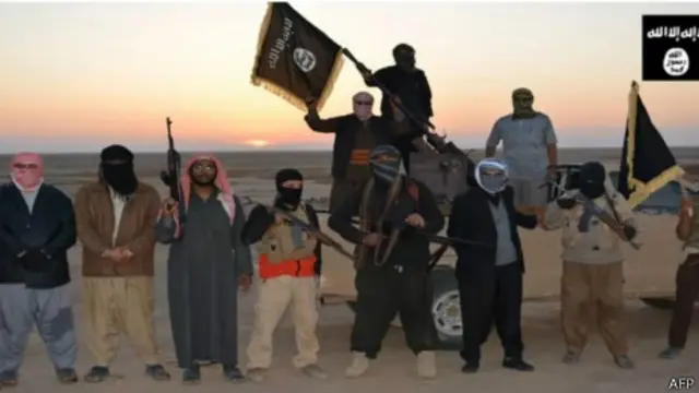 Các chiến binh ISIS đang chiến đấu hăng hái