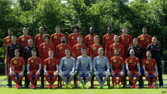 Timnas 'gererasi emas' Belgia yang akan tampil di Piala Dunia 2014 Brasil