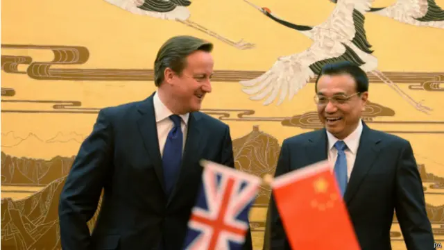 卡梅伦与李克强（02/12/2013）