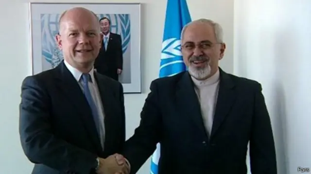 هیگ پس از گفتگو با ظریف نتیجه گرفت که زمان برای بازگشایی سفارت "مناسب است."